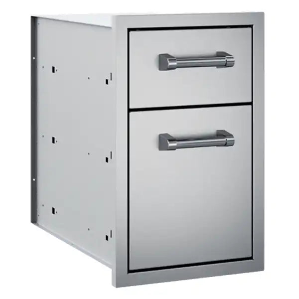 Delta Heat 13" Double Storage Drawers Side Angle