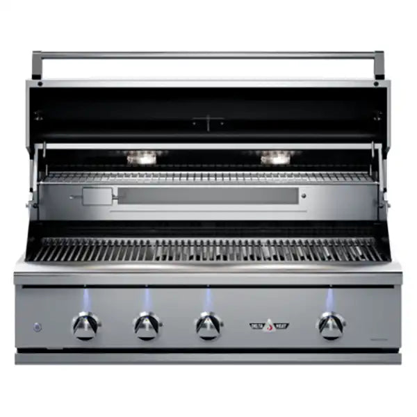 Delta Heat 38" Gas Grill Infrared Burner Model open view