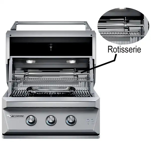 Twin Eagles 30" Built-In BBQ Grill - TEBQ30G-C - BackyardPatioOasis