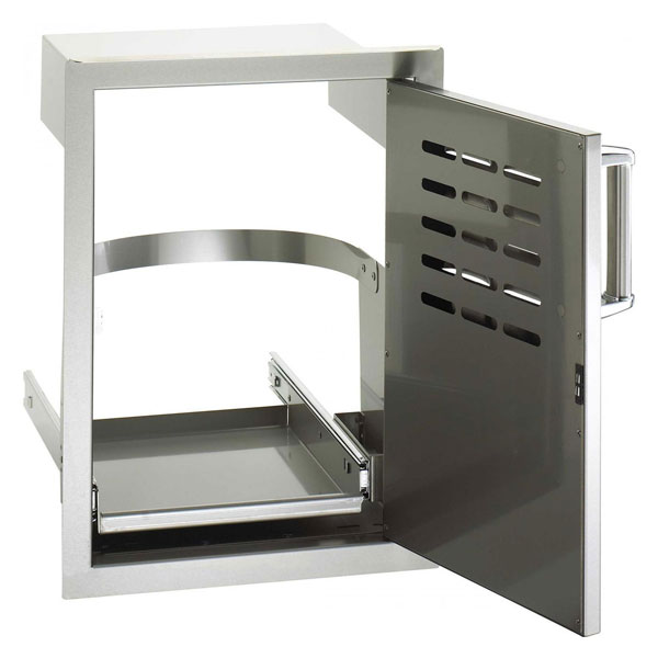 Fire Magic Premium Flush Mount Single Access Door W/Tank Tray & Louvers - BackyardPatioOasis