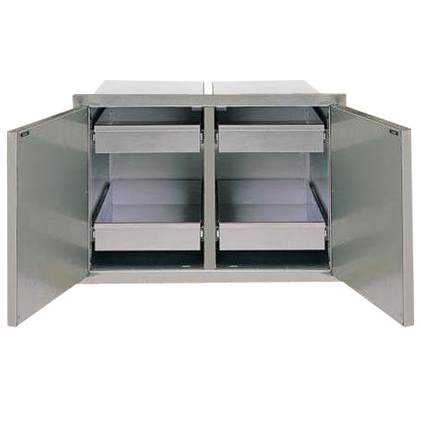 Fire Magic Select 30-Inch Double Doors with Two Dual Drawers - 33930S-22 - BackyardPatioOasis