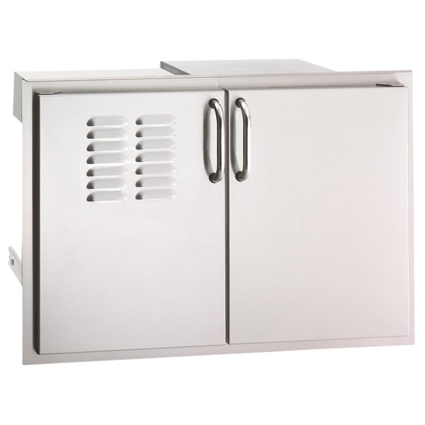 Fire Magic Select 30-Inch Double Doors w/Tank Tray, Dual Drawers & Louver Door