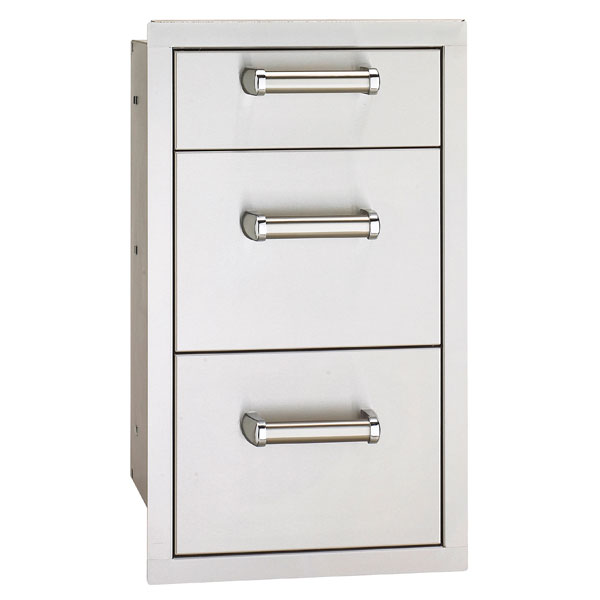 Fire Magic 14" Triple Premium Flush Mount Drawer