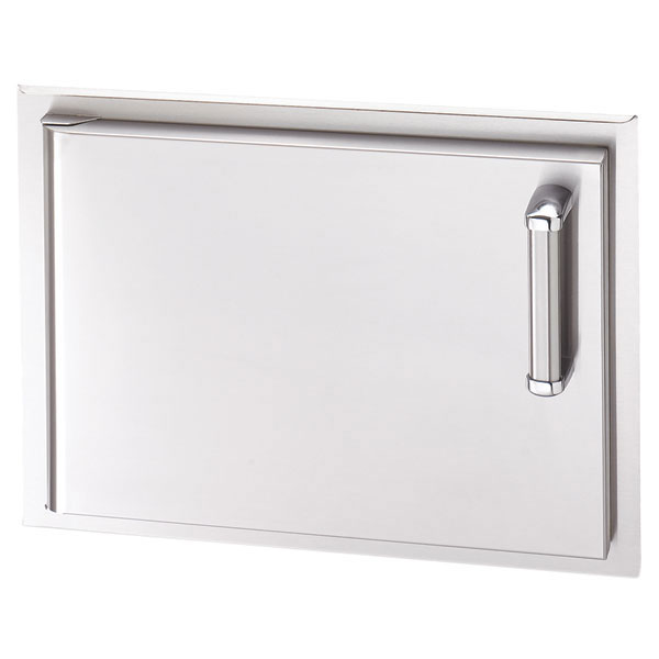 Fire Magic Horizontal Flush Mount Single Access Door - Soft Close - 304 Stainless Steel - BackyardPatioOasis