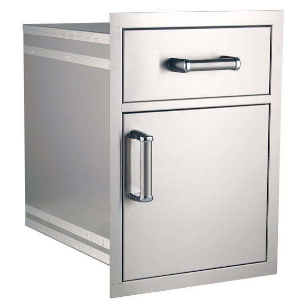 Fire Magic 17" Sealed Pantry Door/Drawer Combo (Medium) - 54018S - BackyardPatioOasis
