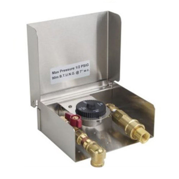 Fire Magic Gas Connection Box With 1-Hour Timer & Quick Disconnect - 5521-01T - BackyardPatioOasis