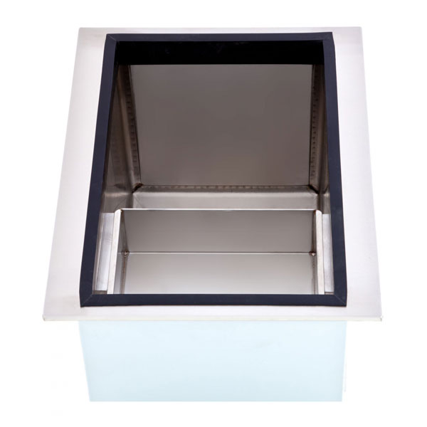 Lion Stainless Steel Drop-In Ice Chest - Fully insulated w/Condiment Tray - L5312 - BackyardPatioOasis