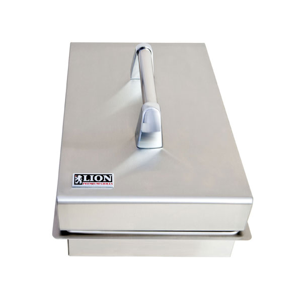 Lion Single Drop-In Side Burner - Covered