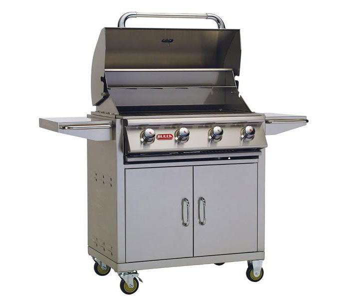 Bull Outlaw 4-Burner Gas Grill Cart - 60,000 BTUs - BackyardPatioOasis