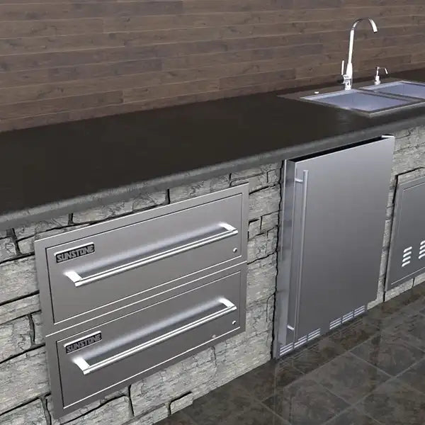 Sunstone 30" Electrical 110V Warming Drawer - Stackable Installed