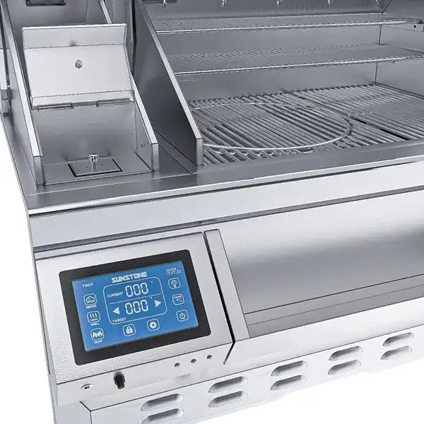 Sunstone 40-Inch Electric Pellet Grill w/Cold Smoker - Digital Control Center