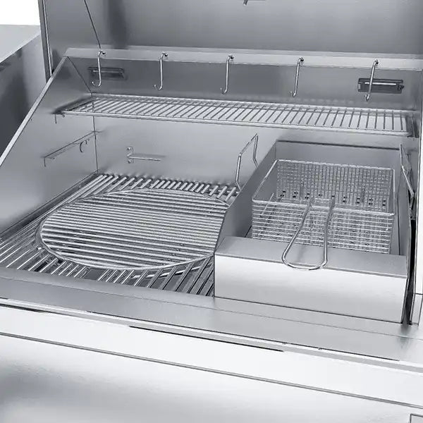 Sunstone 40-Inch Electric Pellet Grill w/Cold Smoker - Fry Basket