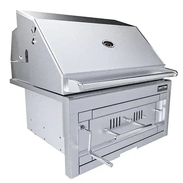 Sunstone 28" Charcoal Grill Angle View