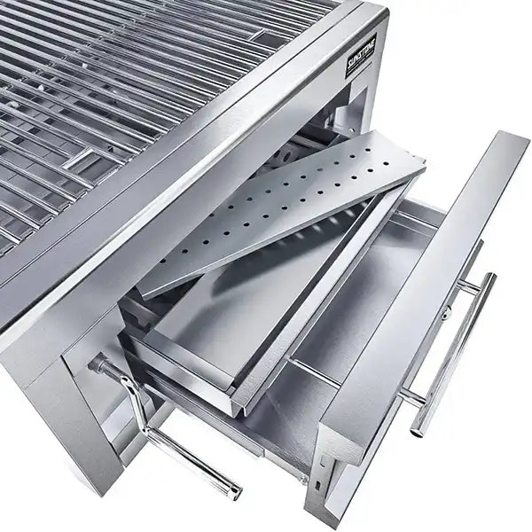 Sunstone 28" Charcoal Grill internal view