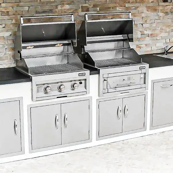 Sunstone 28" Charcoal Grill Installed