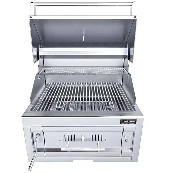 Sunstone 28" Charcoal Grill Open View