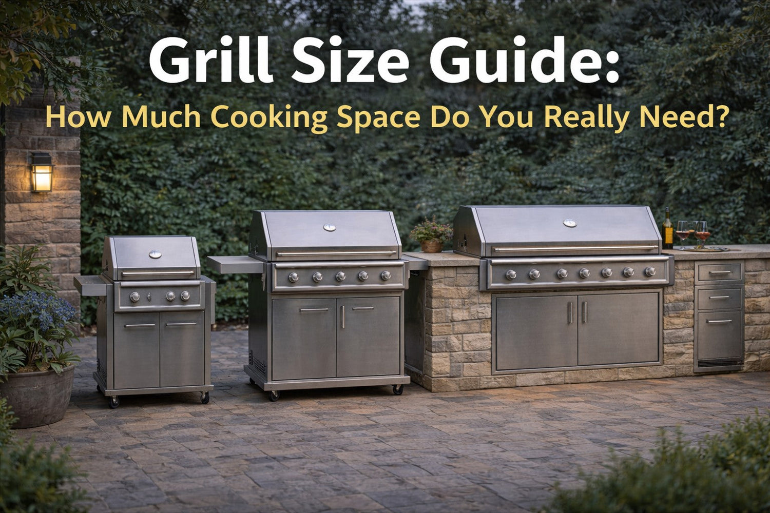 Grill Size Guide Image