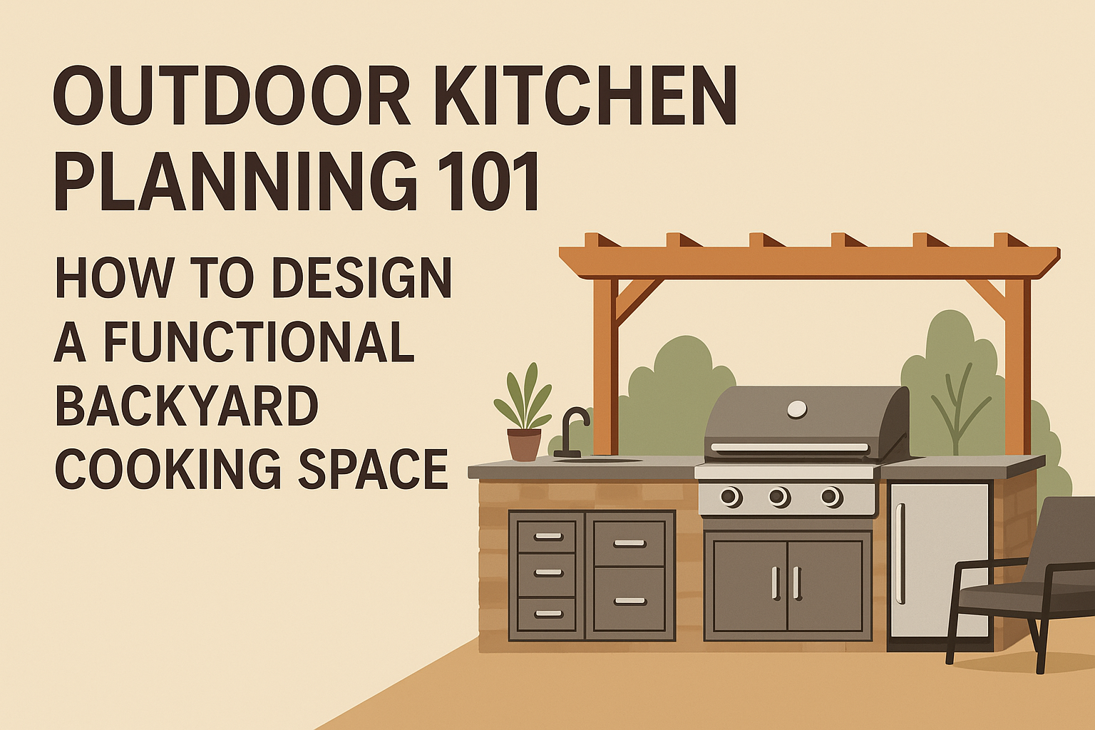 Outdoor Kitchen Planning 101: How to Design a Functional Backyard Cooking Space