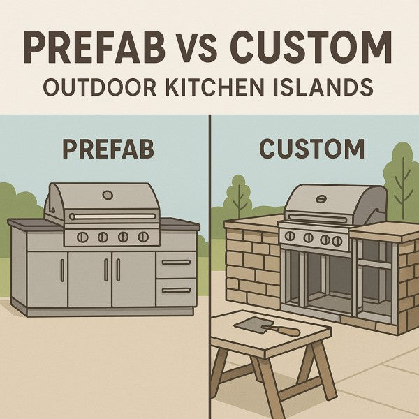 Prefab vs Custom Outdoor Kitchen Islands: Which Is Right for Your Backyard?