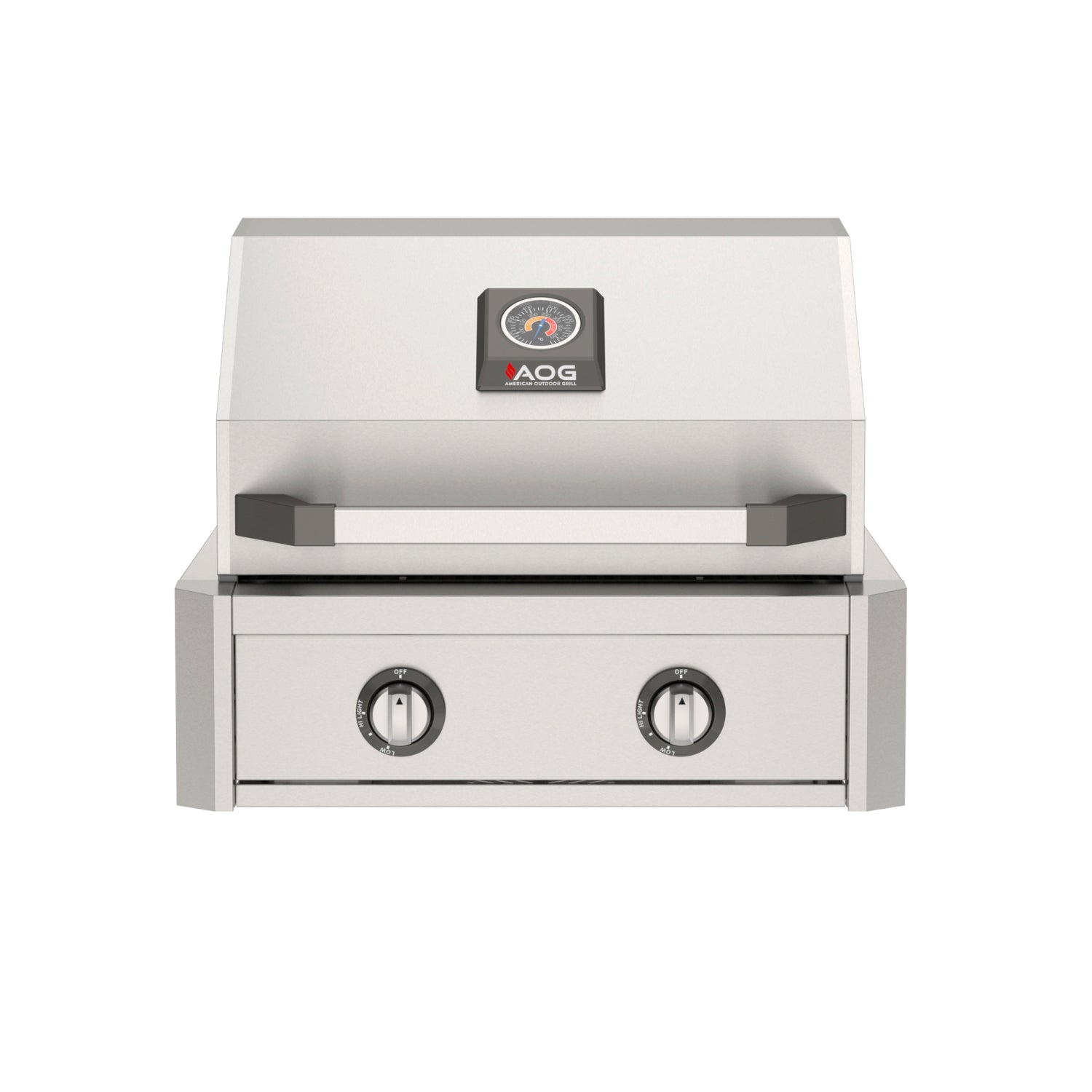 AOG 24" T-Series built-in gas grill in stainless steel - Natural Gas
