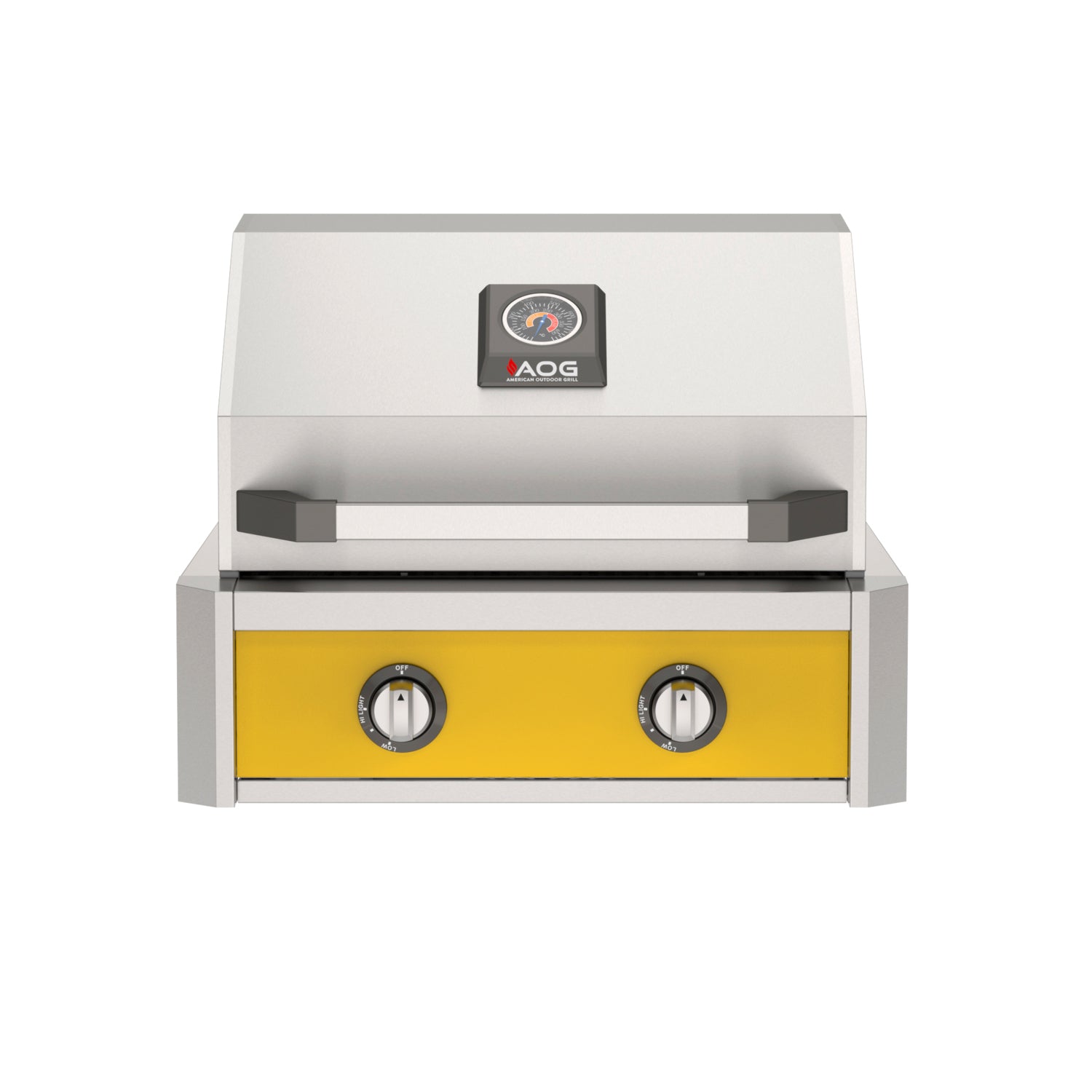 AOG 24" T-Series built-in gas grill - Yellow