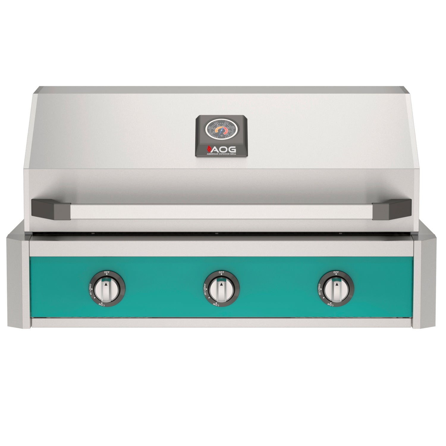AOG 36" T-Series built-in gas grill - Teal