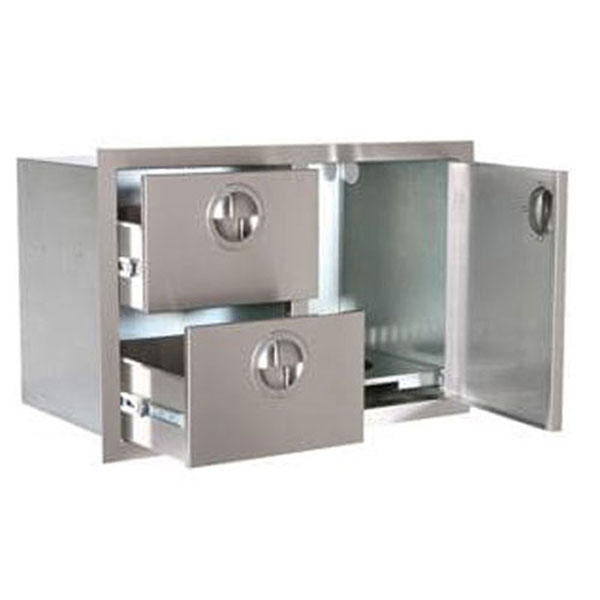 Slimline 30" Door & Drawer Combo - AHT-COMBO-30 - BackyardPatioOasis