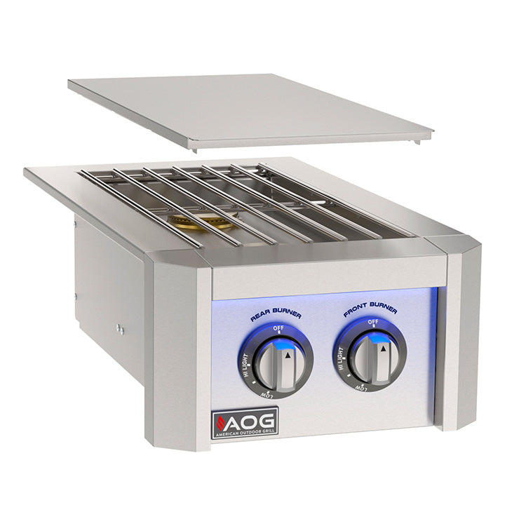 AOG L-Series built-in double side burner in stainless steel - Natural Gas