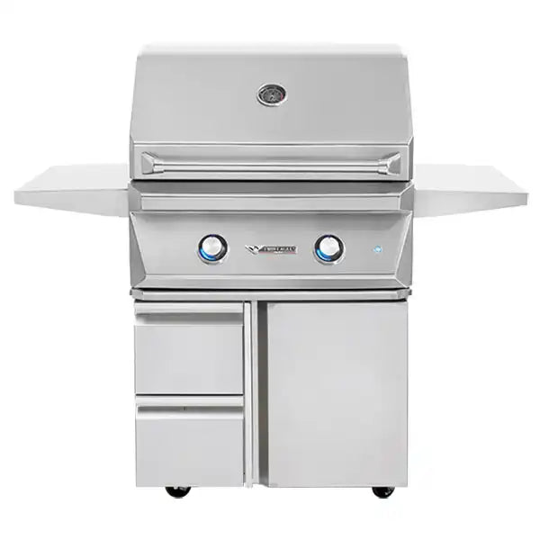 Twin Eagles 30" 2 Drawer Grill Cart Base - TEGB30SD-B - BackyardPatioOasis