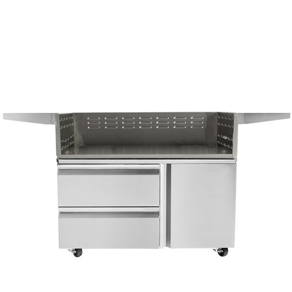 Twin Eagles 42" 2-Storage Drawers Grill Cart Base