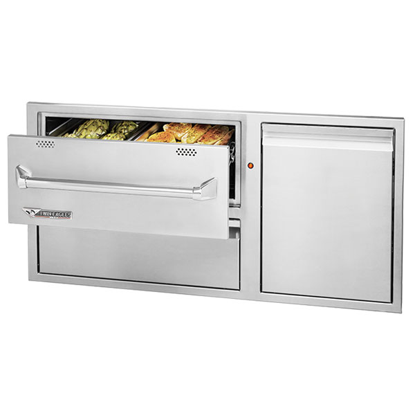 Twin Eagles 42" Warming Drawer Combo