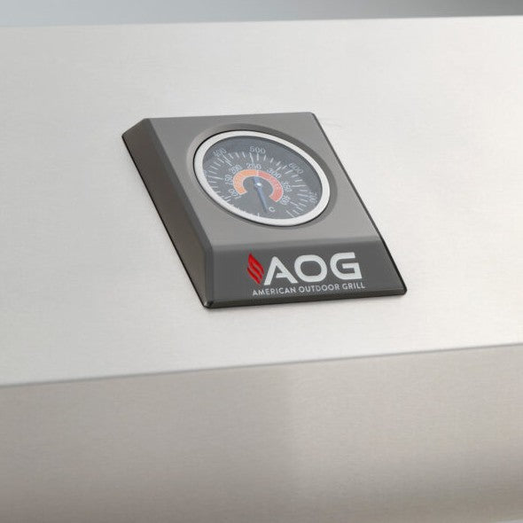 AOG 24" T-Series built-in gas grill - Temp Gauge