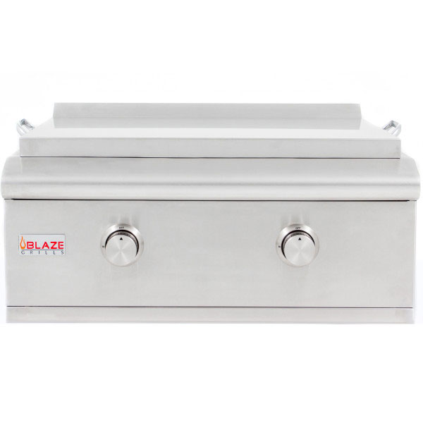 Blaze Premium LTE 30-Inch Built-In Natural Gas Griddle w/ Lights - BLZ-GRIDDLE-LTE - BackyardPatioOasis