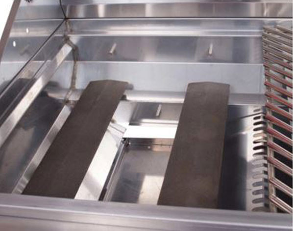 Cal Flame 40-Inch G-Series 5-Burner Built-In Gas Grill Burner View