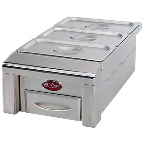 Cal Flame 12-Inch Drop-In Food Warmer - BBQ19899P