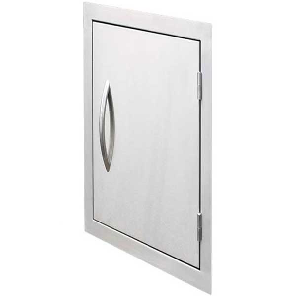 Cal Flame Vertical 32" Tall Single Access Door - Stainless Steel, Easy Installation - BBQ15832-32 - BackyardPatioOasis