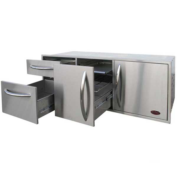 Cal Flame 52-Inch Complete Utility Storage Cabinet - BBQ07909 - BackyardPatioOasis