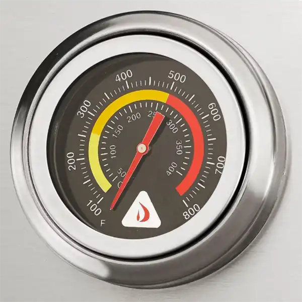 Delta Heat 32-Inch Gas Grill Cart Temp Gauge