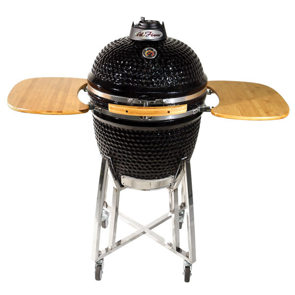 Cal Flame 21-Inch Kamado Smoker Grill - BBQ15K21 - BackyardPatioOasis