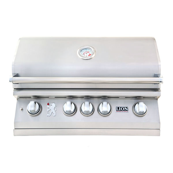Lion L75000 32-Inch 4-Burner Built-In Grill - BackyardPatioOasis
