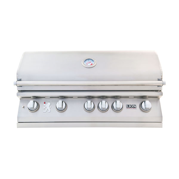 Lion L90000 40-Inch 5-Burner Built-In Grill - BackyardPatioOasis