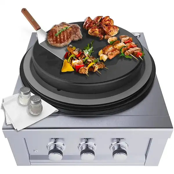 Sunstone 24” Power Cirque Solid Steel Griddle - Food Scene