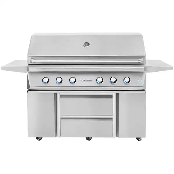 Twin Eagles 54" 2-Storage Drawers/Two Door Grill Cart Base with standard 54" grill Head